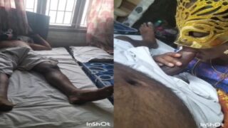 கிடே மனைவி அளிக்கிறாள் புணர்ச்சி டு ஹேர் கணவர் லைக் எ பெண்